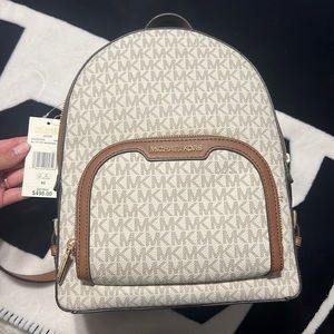 Michael Kors JC vanilla backpack medium